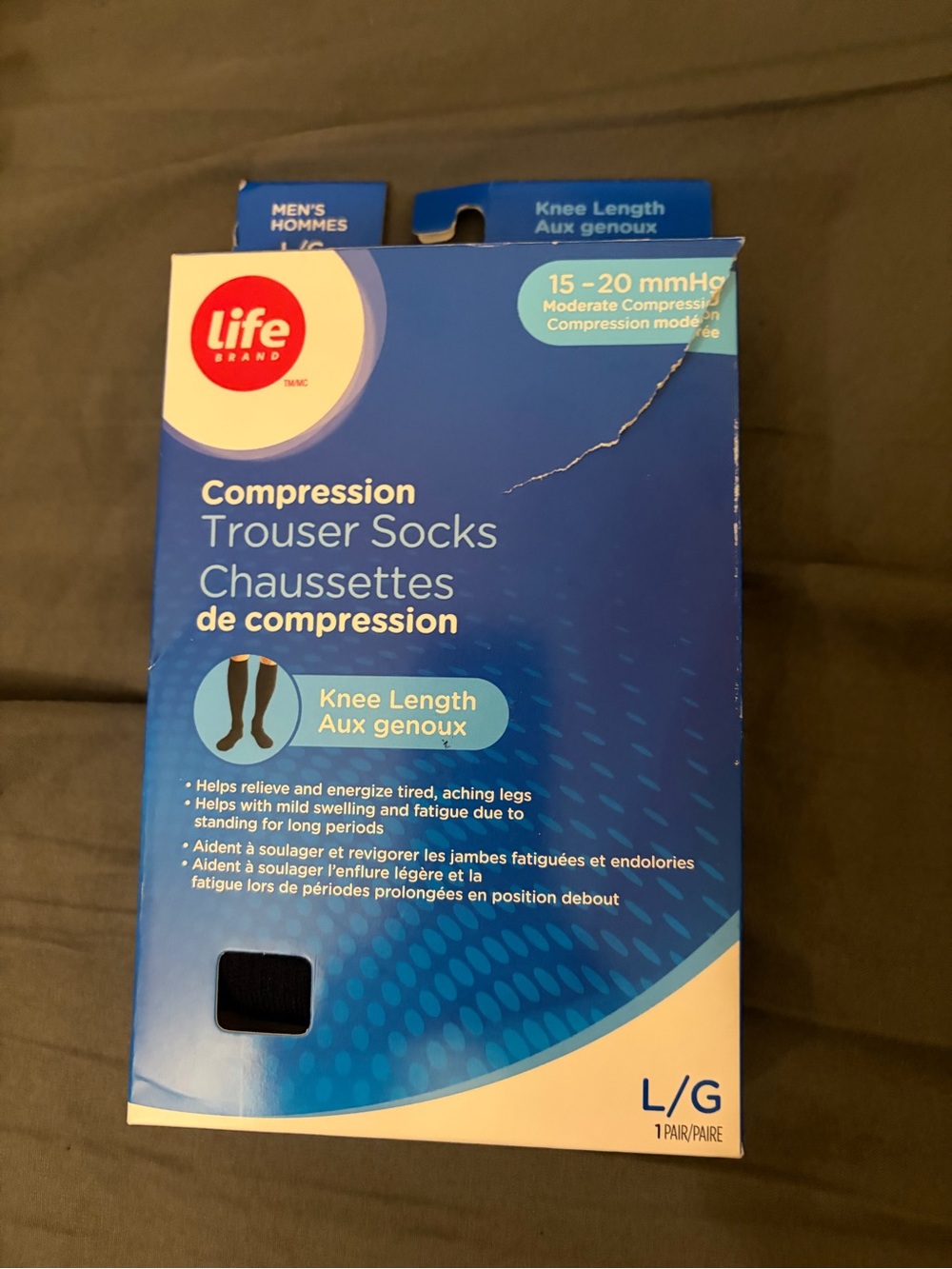 🆕 Knee-Length Compression Trouser Socks - Black